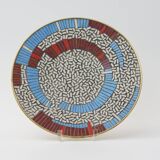 Mid-Century Mosaic Wall Plate by W. Zimmermann for Ritter