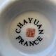Service à thé chinois – 2 gaiwan + pot porcelaine haut de gamme (Cha Yuan)