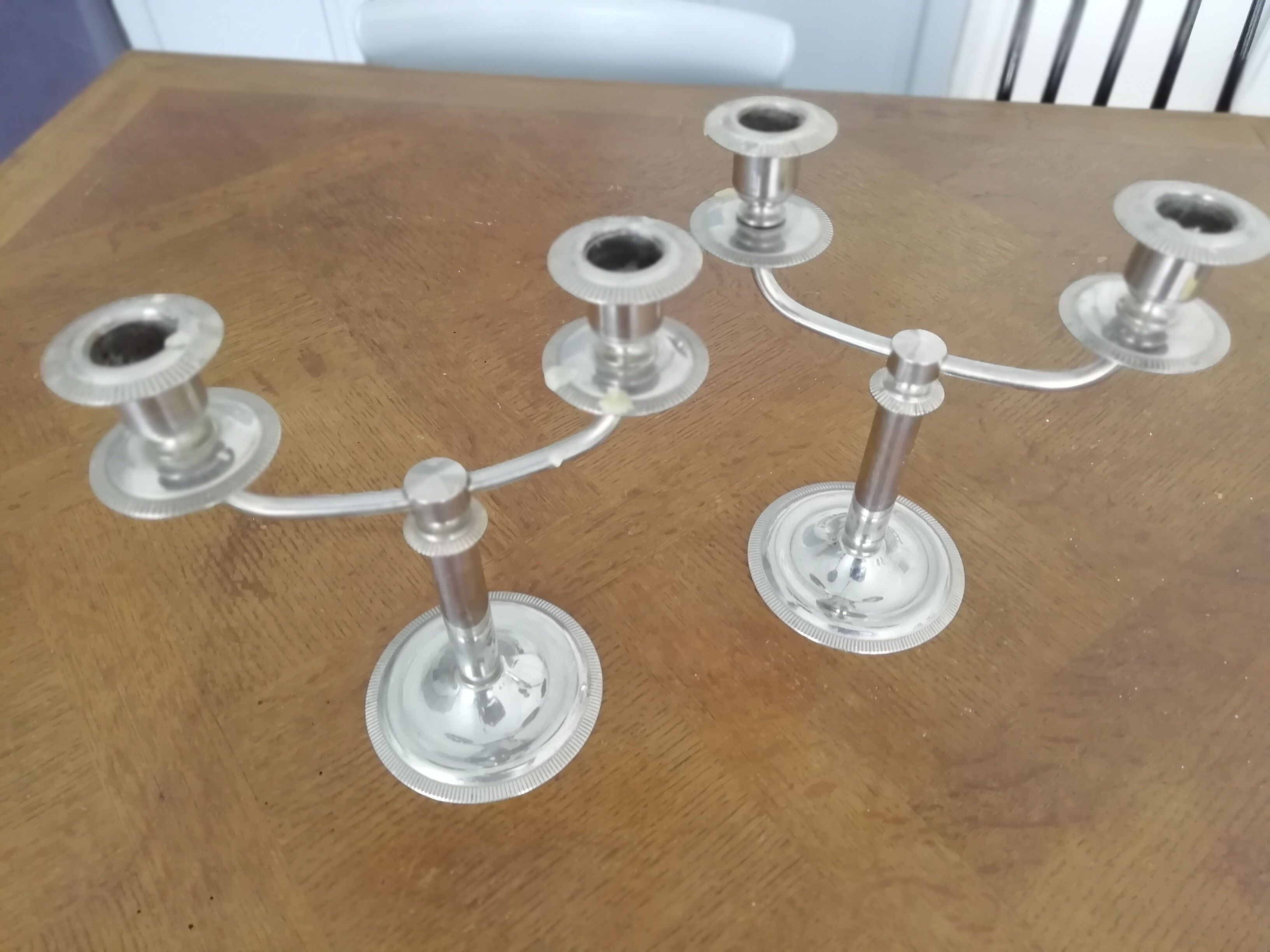 Pair of candelabra lR 2 70s