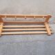 Wooden coat rack