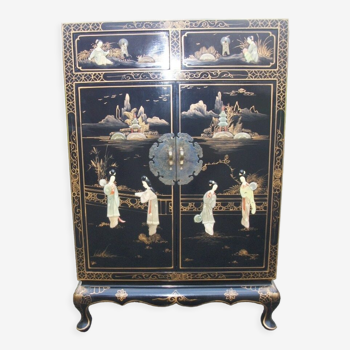 Chinese lacquered sideboard