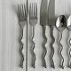 Antique cutlery with twisted handles