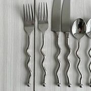 Antique cutlery with twisted handles
