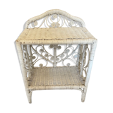 Rattan shelf