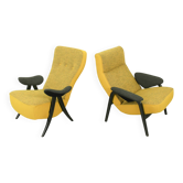 Theo Ruth for Artifort Model 107 & 137 Chairs in Kvadrat Hallingdal
