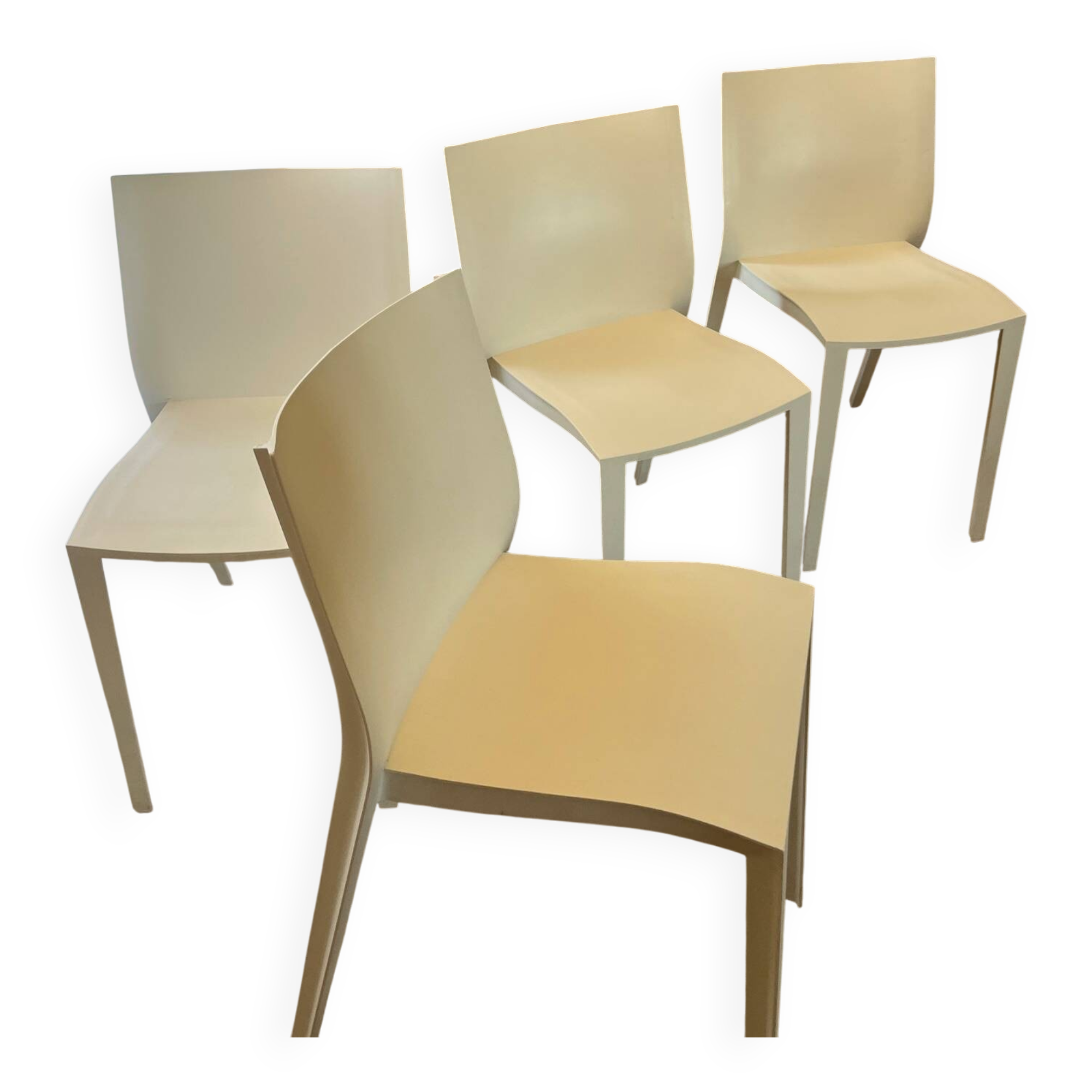 4 superb slick-slick chairs by Philippe Starck for Xo Design