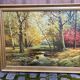 Robert Wood autumn palette oil painting on canvas 103x80