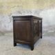 Carved solid wood chest.