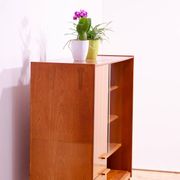 Midcentury glazed bookcase by František Mezulánik for UP Závody, 1960s