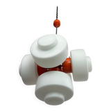 Orange lustre model 81501 by Josef Hurka for Napako