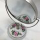 Small mirror old Shepherdess of France vintage 50s