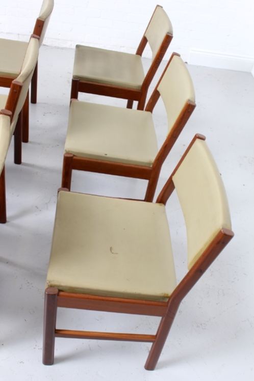 Vintage teak lounge chairs, Denmark, by MCM