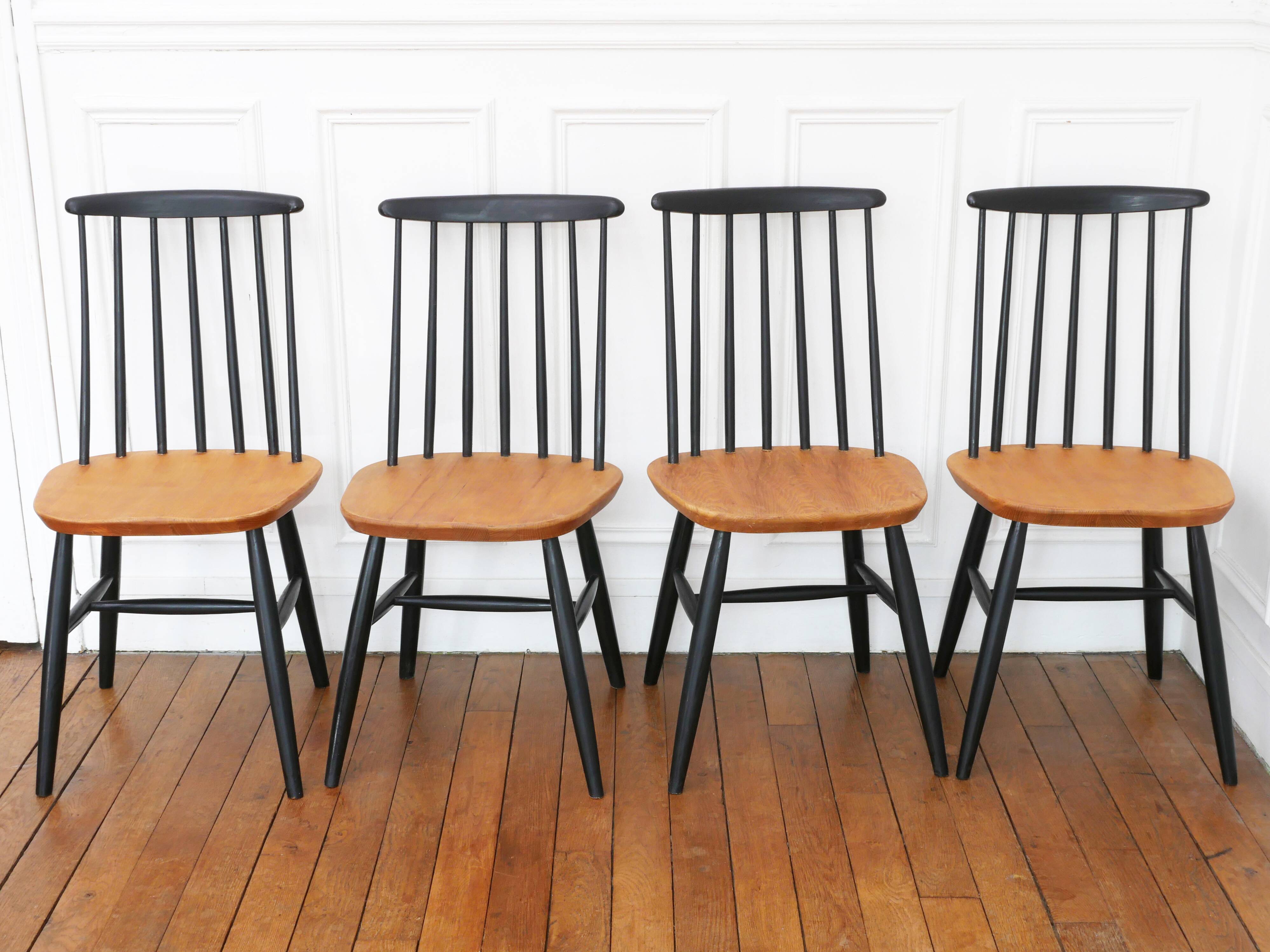 4 Vintage Chairs - Restored