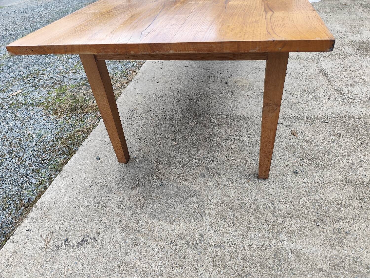 Duo XXL farmhouse table 320 cm oak spindle legs