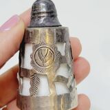 Vintage Mexican 925 Silver Salt and Pepper Shakers