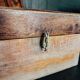 Old wooden kitchen storage box