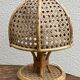 Pair of Italian rattan lamps