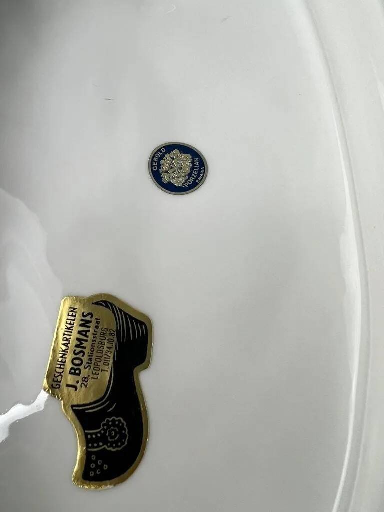 Vintage porcelain horse statue: gerold bavaria