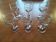 6 Crystal stemmed glasses