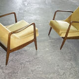 Chair of the 50s/60s vintage Recliner system