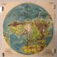 Mappemonde carte ancienne hémisphère nord