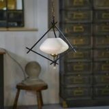 Minimalist 1960s pendant light