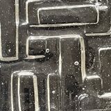 Round vintage glass ceiling light 24cm