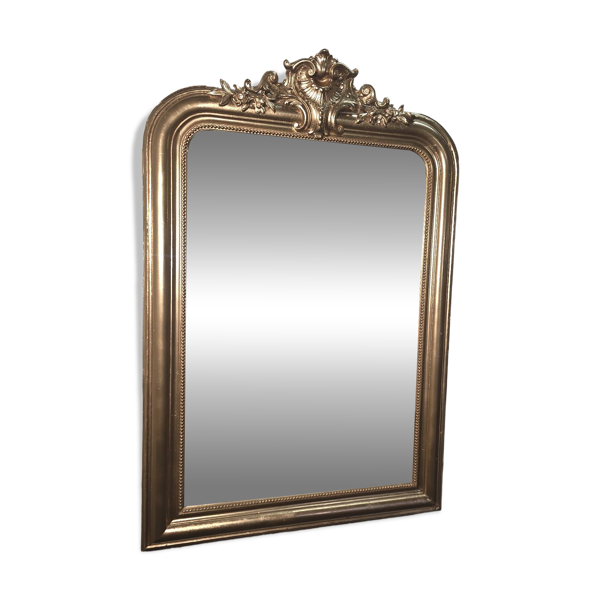 Miroir doré style louis xvi
