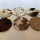 Six cow coasters