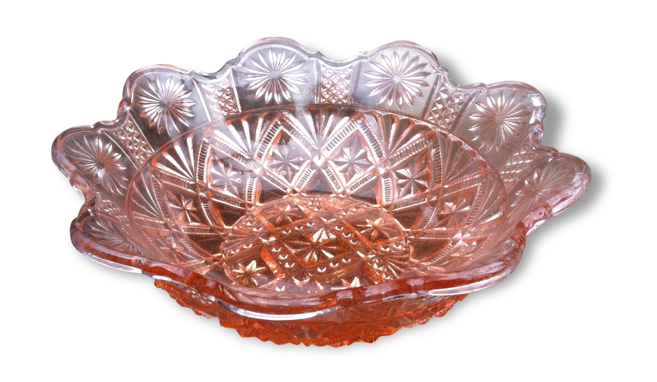 Petit compotier rose rétro