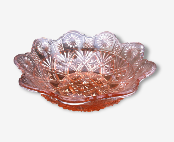 Petit compotier rose rétro
