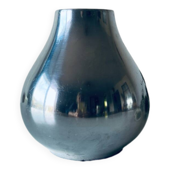 Modernist silver vase