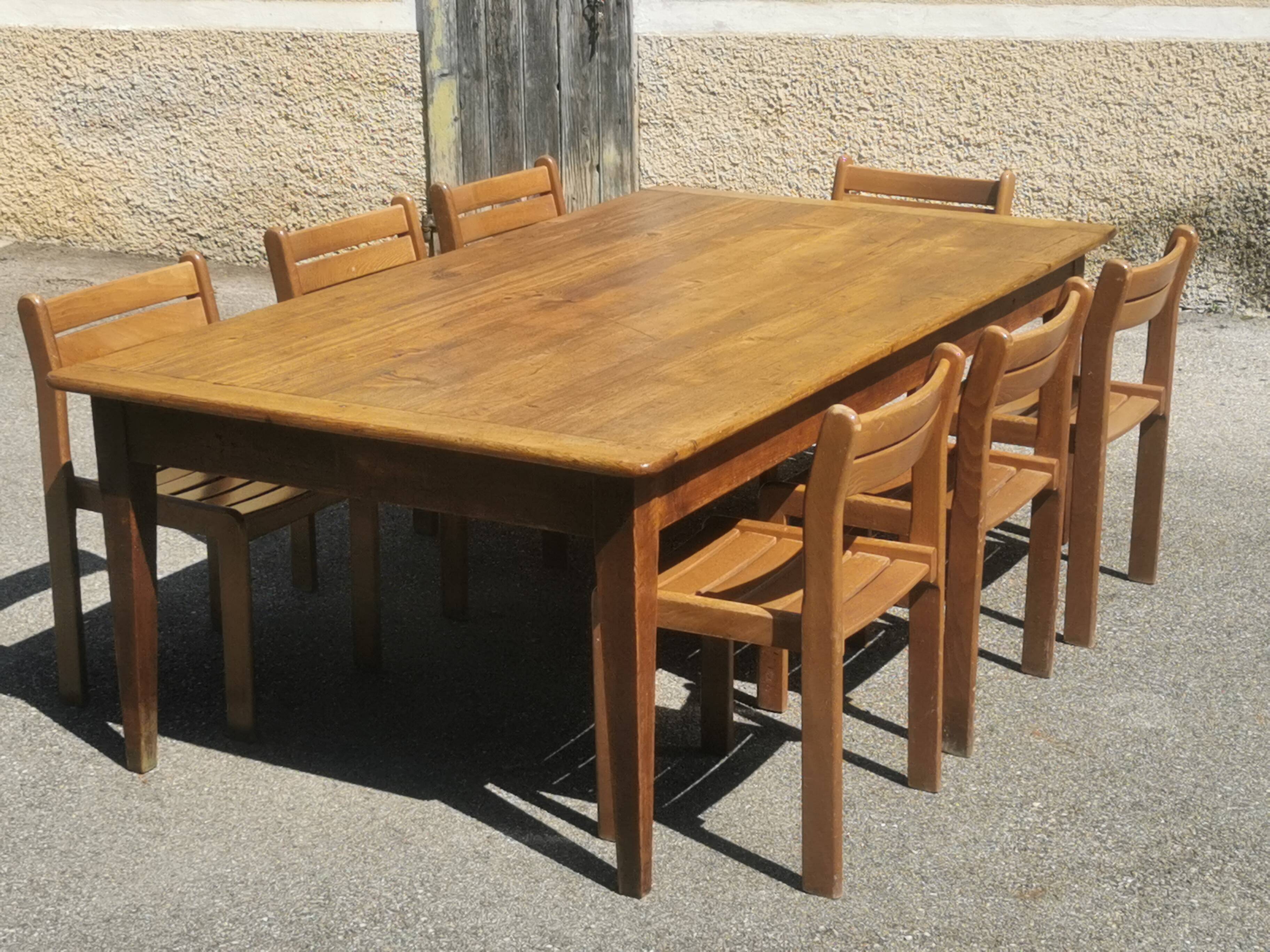 Large old 19th century table