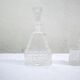 Carafe and 6 vintage glass glasses