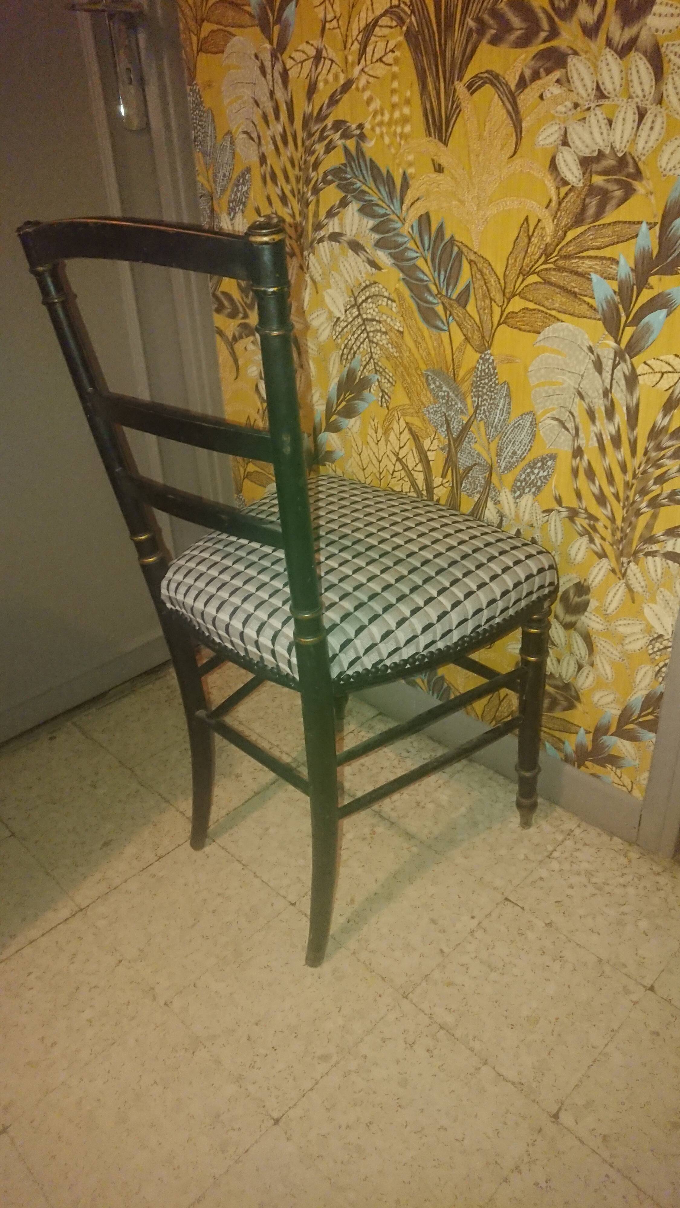 Napoleon III Deco Chair upholstery renovation