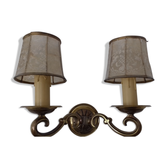 Applique en bronze style régence Luminaires Petitot