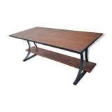 Table basse bois vintage