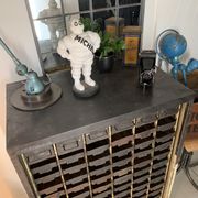 Industrial workshop furniture with metal drawers