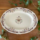 Antique serving dish in Longchamp earthenware.