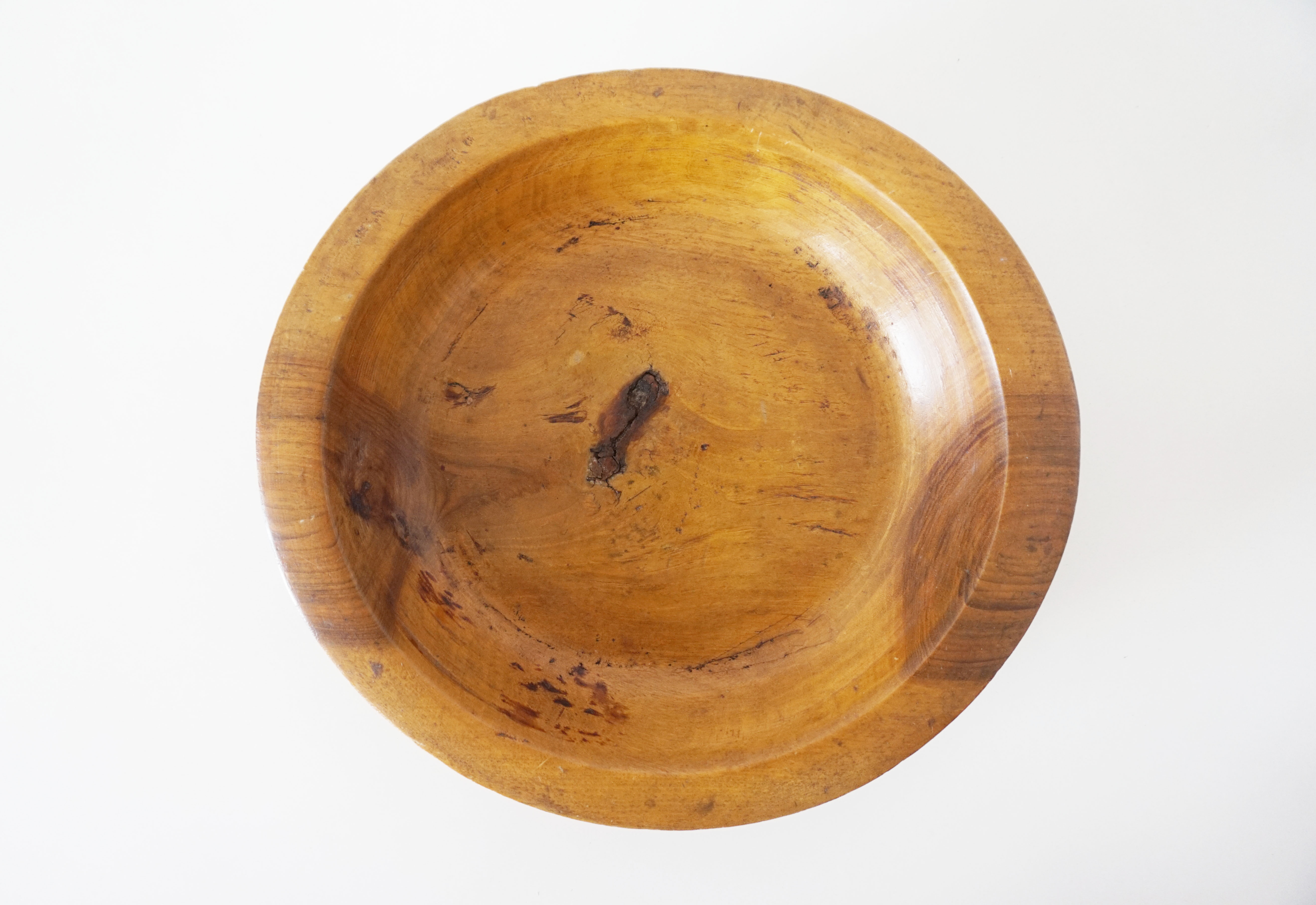 Brutalist solid wood dish