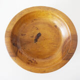 Brutalist solid wood dish