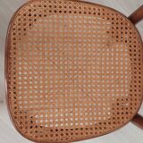Cane bistro chairs in beech wood