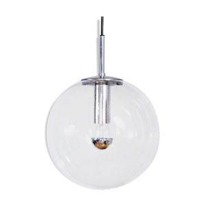 suspension Glashütte Limburg verre et métal chromé
