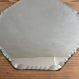 Vintage octagonal beveled mirrors