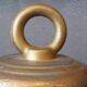 Cloche en bronze laitonné