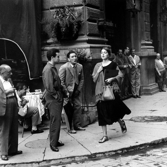 Photography, "American girl in Italy", 1951 / Large format: 20 x 30 cm