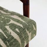 Vintage Armchair Green Cushions Classic Design