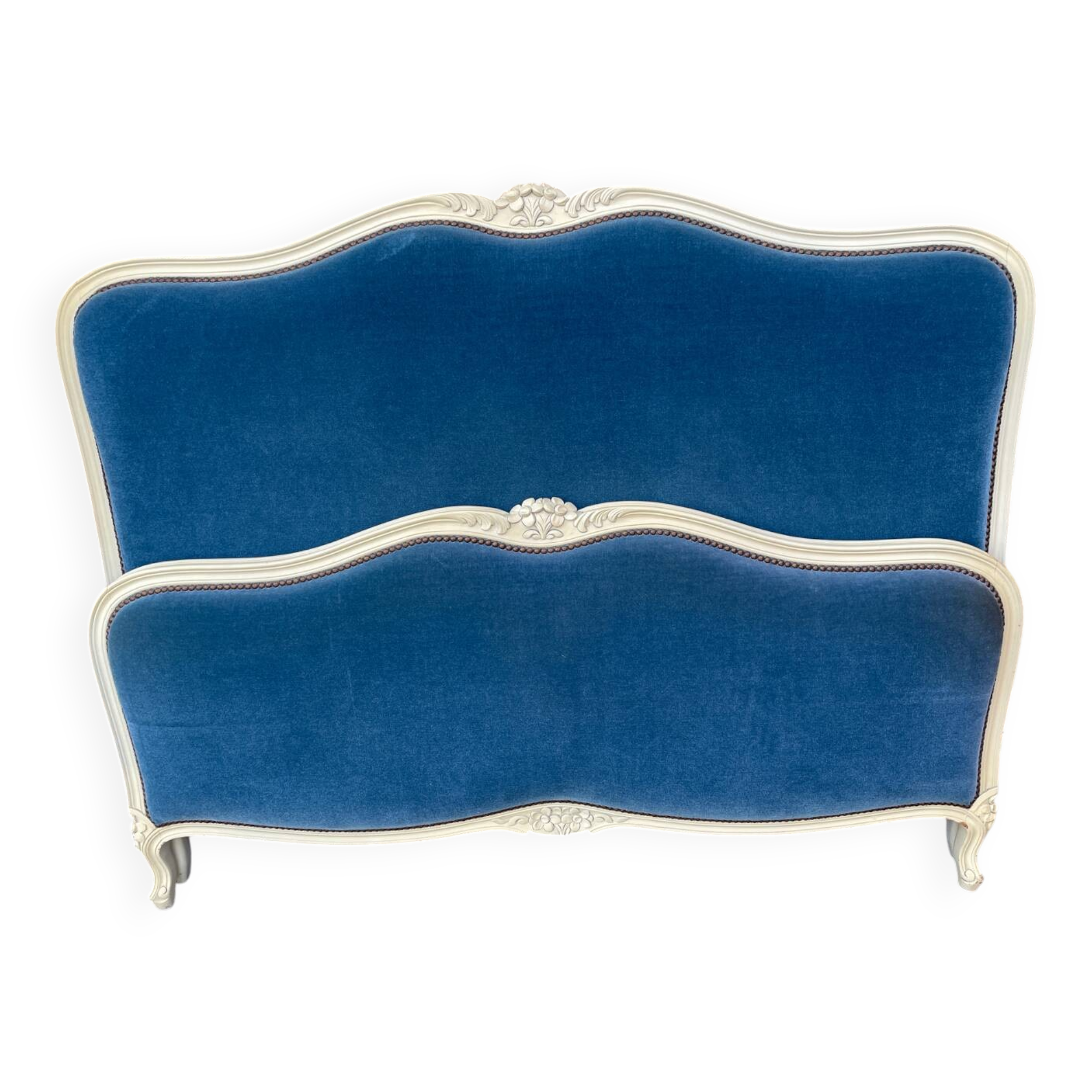 Louis XV upholstered bed