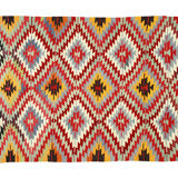 Anatolian handmade kilim rug 183 cm x 135 cm