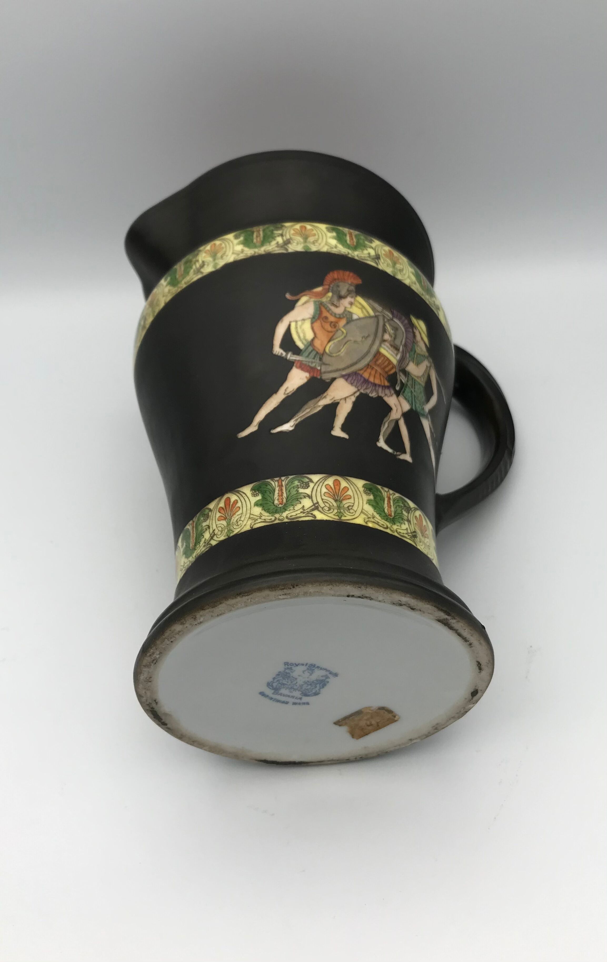 Pichet decor rome in porcelaine by royal bayreuth , bavaria